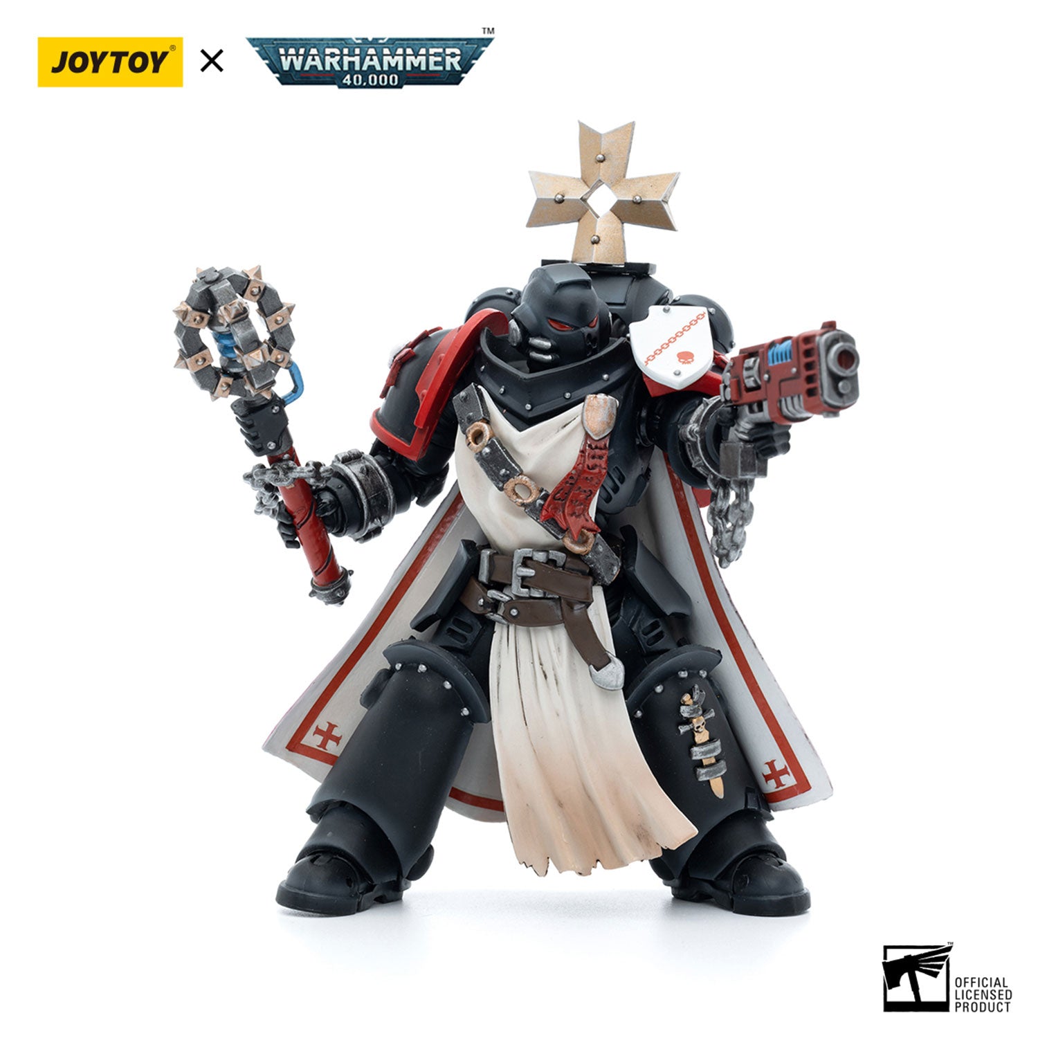 JOYTOY Warhammer 40K Black Templars Sword Brethren Brother Dragen figure