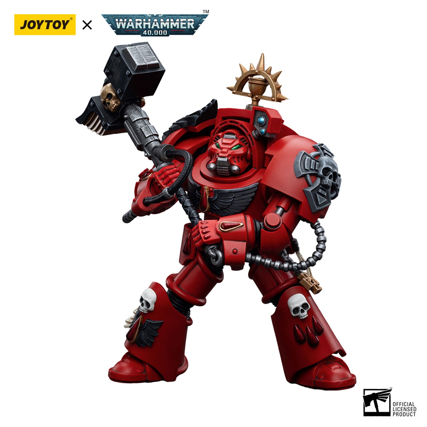JOYTOY Warhammer 40K Blood Angels Ancient Brother Leonid figure