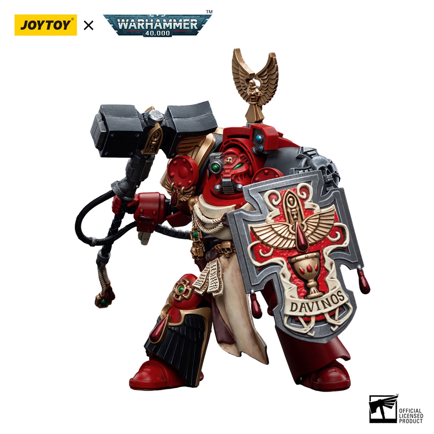 JOYTOY Warhammer 40K Blood Angels Assault Terminators Brother Davinos figure