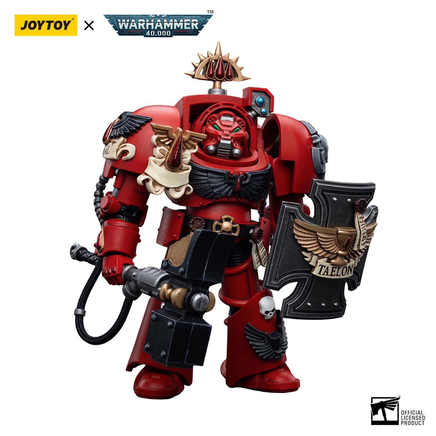 JOYTOY Warhammer 40K Blood Angels Assault Terminators Brother Taelon figure