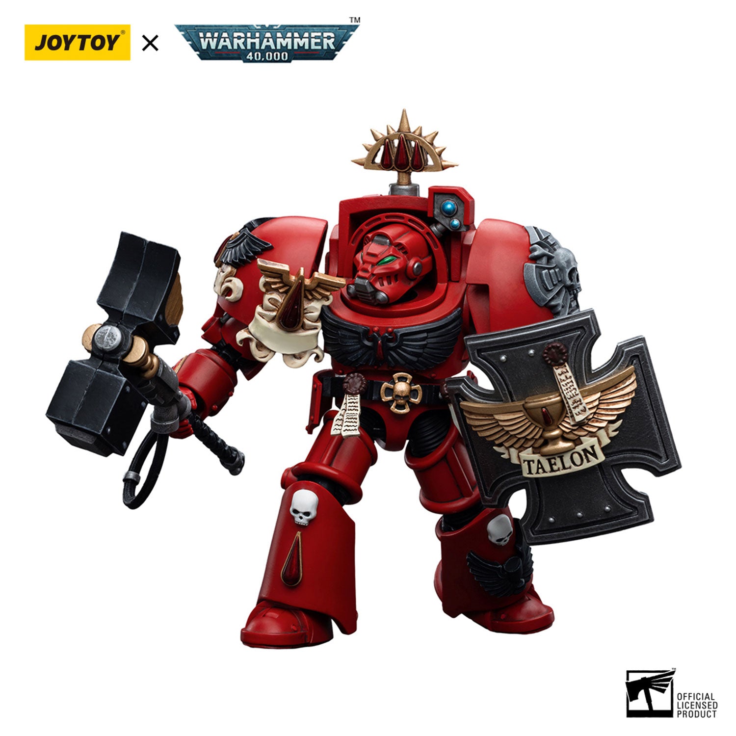 JOYTOY Warhammer 40K Blood Angels Assault Terminators Brother Taelon figure