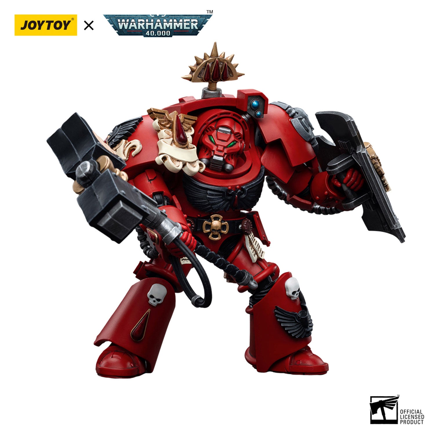JOYTOY Warhammer 40K Blood Angels Assault Terminators Brother Taelon figure