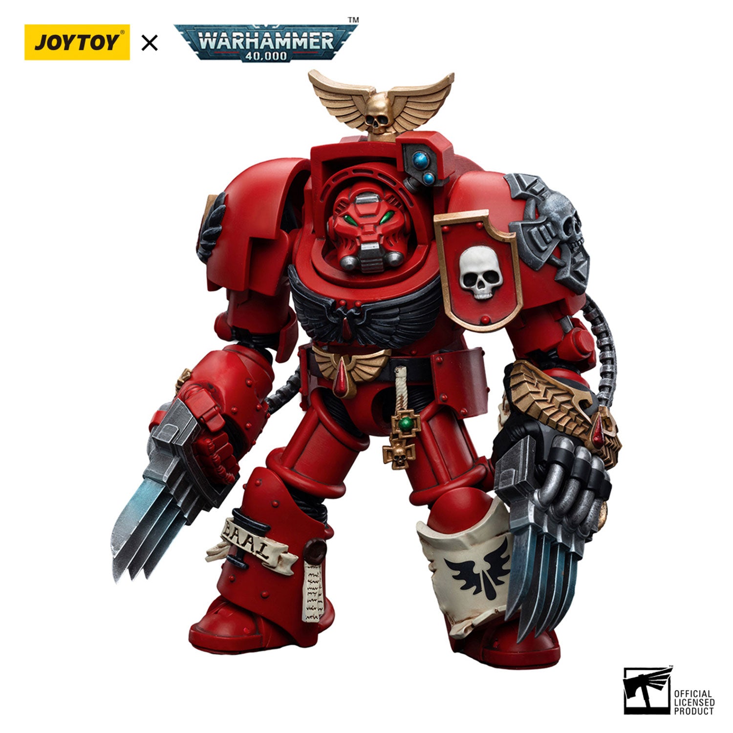 JOYTOY Warhammer 40K Blood Angels Assault Terminators Brother Nassio figure