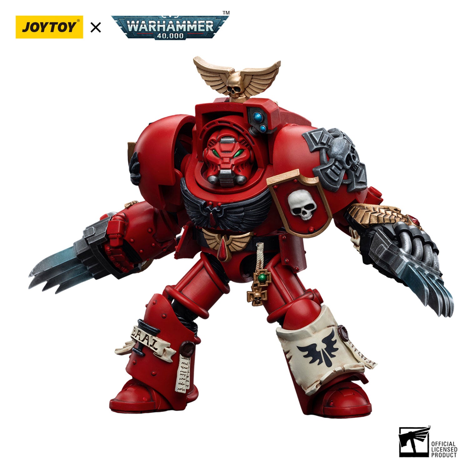 JOYTOY Warhammer 40K Blood Angels Assault Terminators Brother Nassio figure