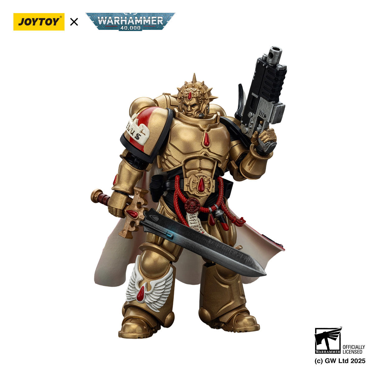 JOYTOY Warhammer 40K Blood Angels Captain figure
