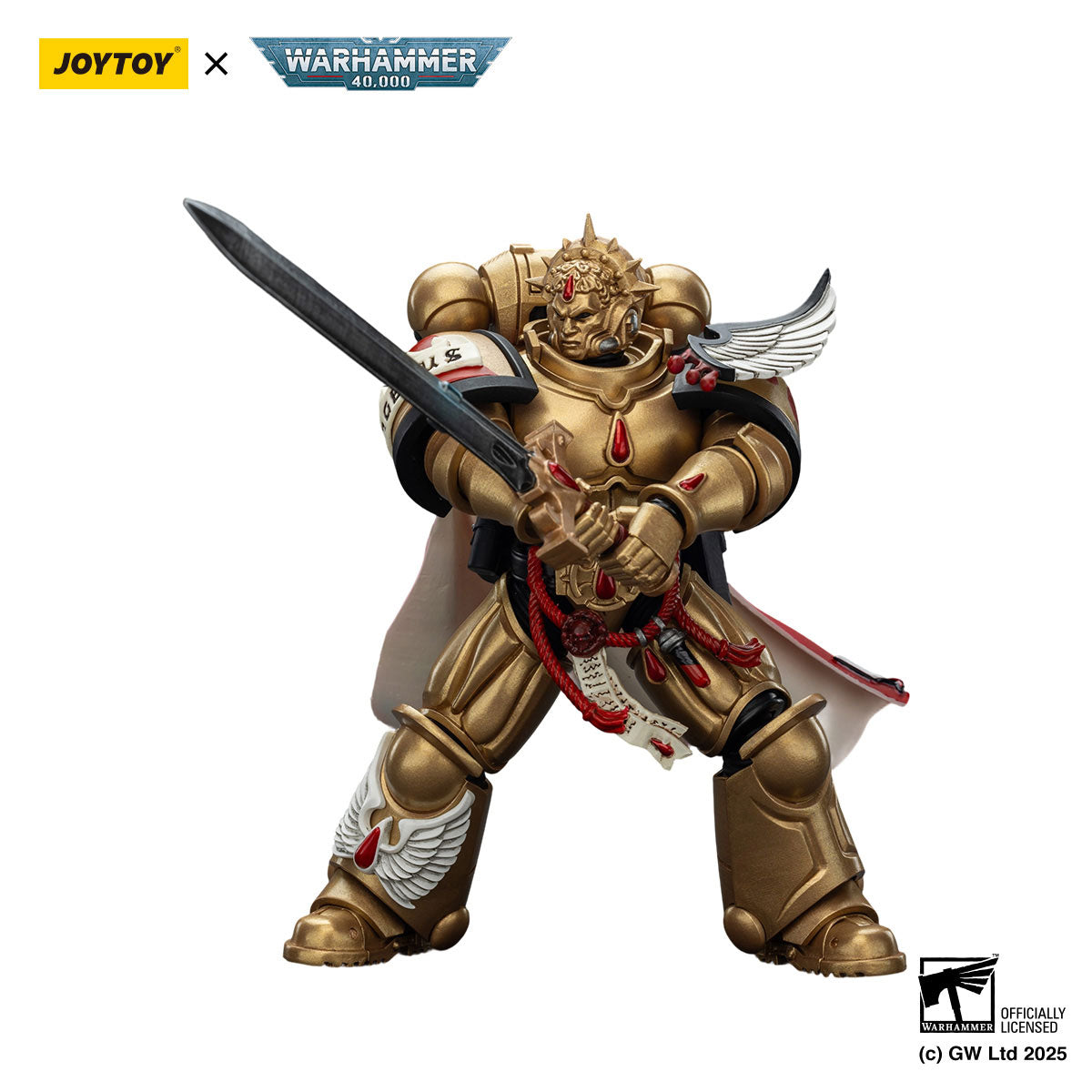 JOYTOY Warhammer 40K Blood Angels Captain figure