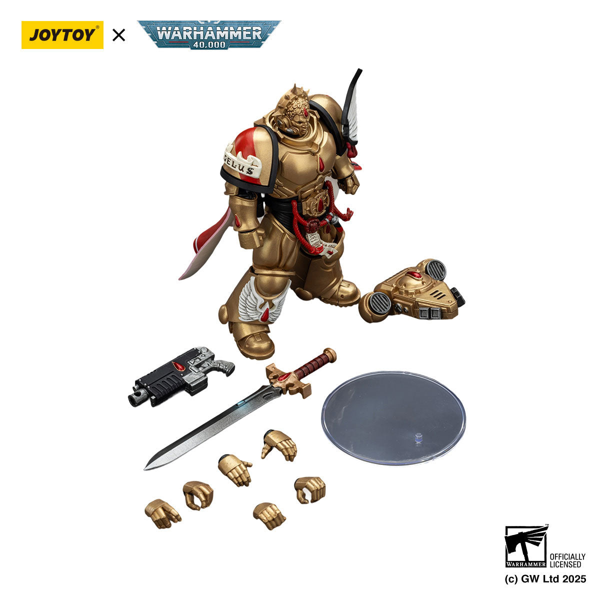 JOYTOY Warhammer 40K Blood Angels Captain figure