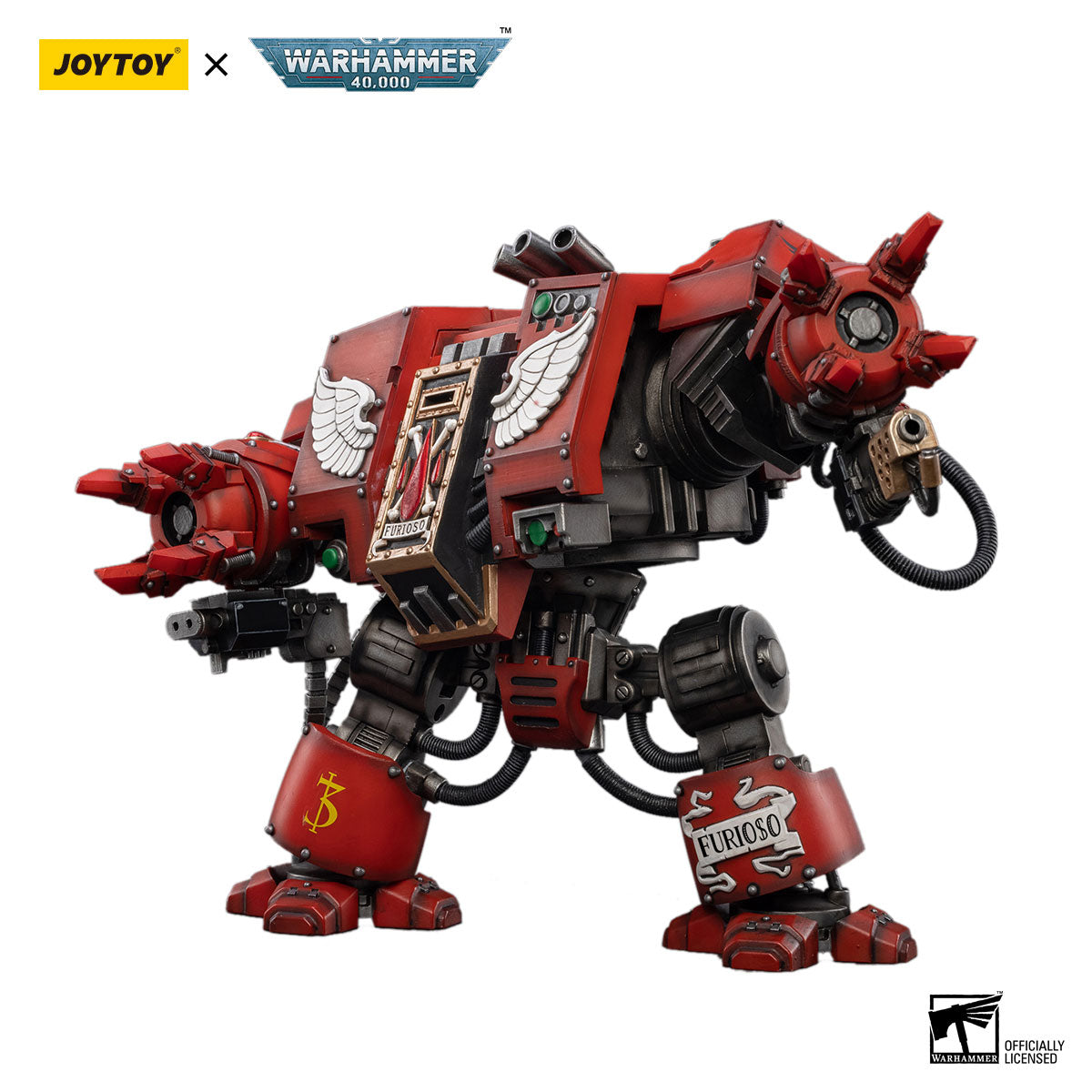 JOYTOY Warhammer 40K Blood Angels Furioso Dreadnought Brother Samel figure