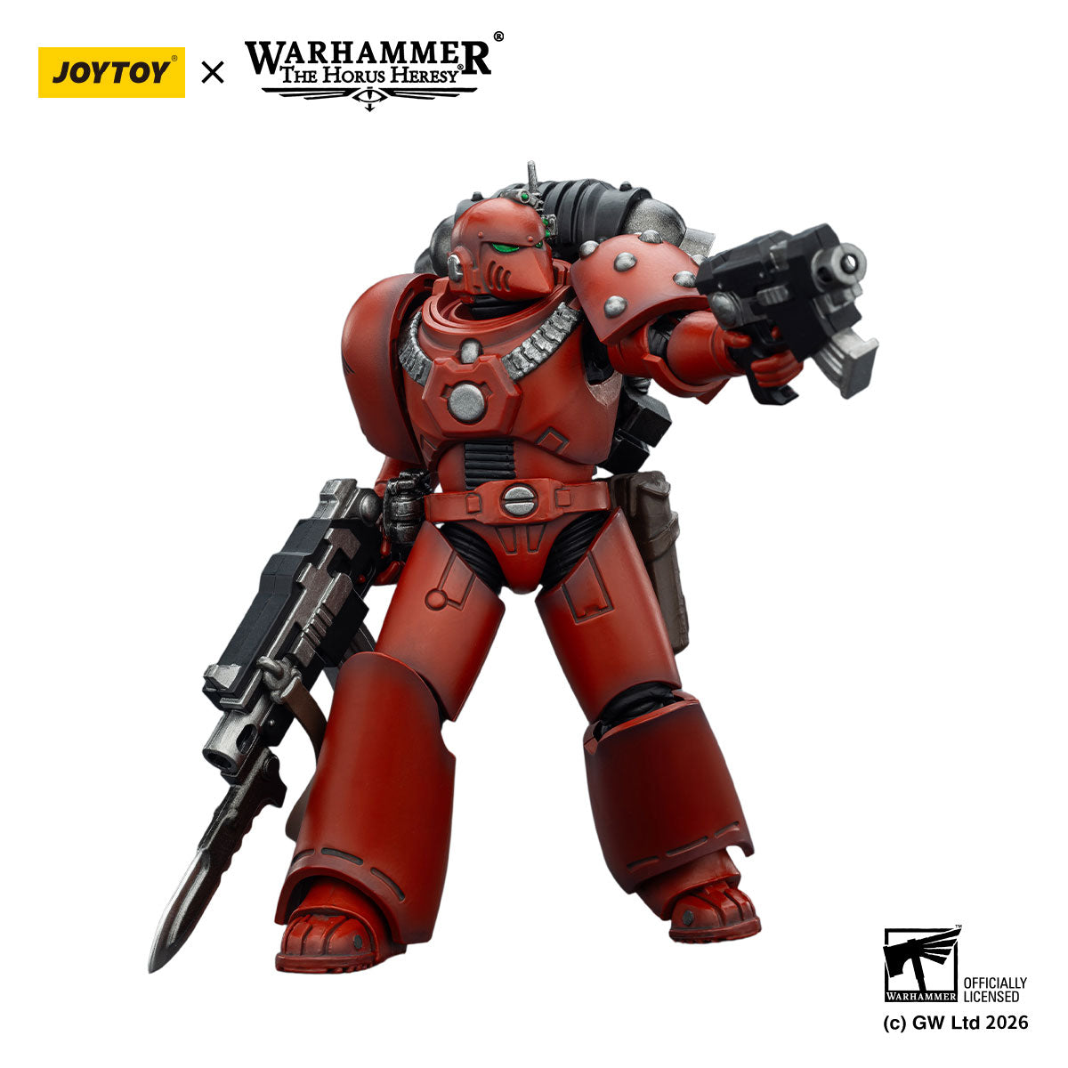 JOYTOY Horus Heresy Blood Angels MKVI Tactical Legionary figure