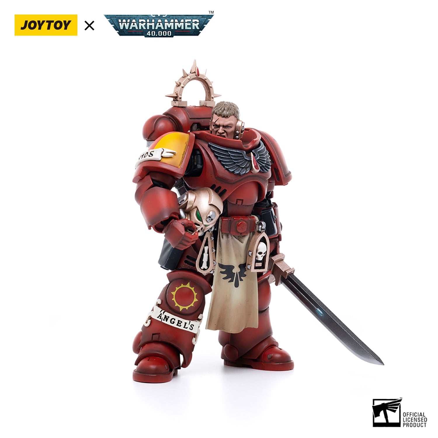JOYTOY Warhammer 40K Blood Angels Primaris Lieutenant Tolmeron figure