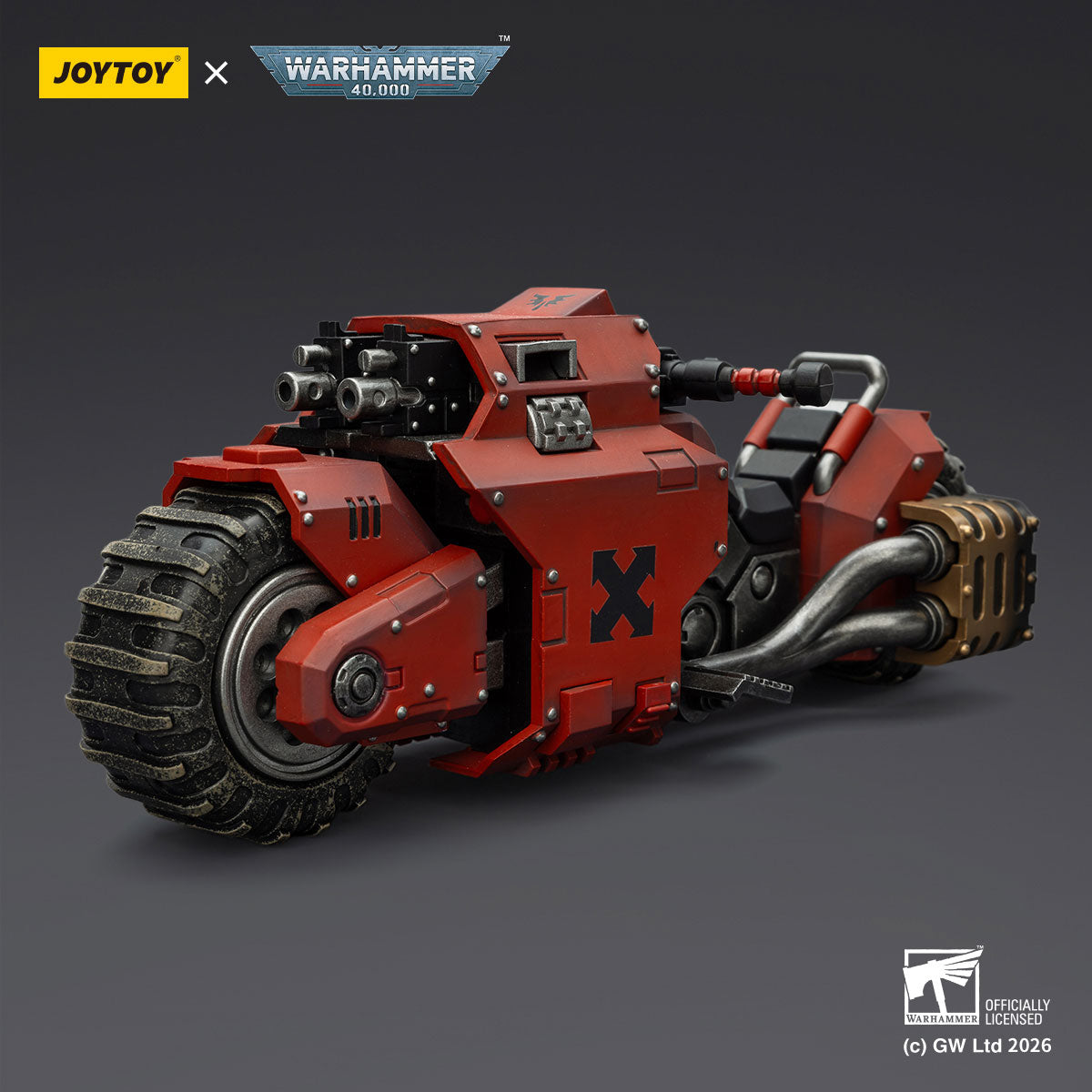 JOYTOY Warhammer 40K Blood Angels Raider-pattern Combat Bike figure