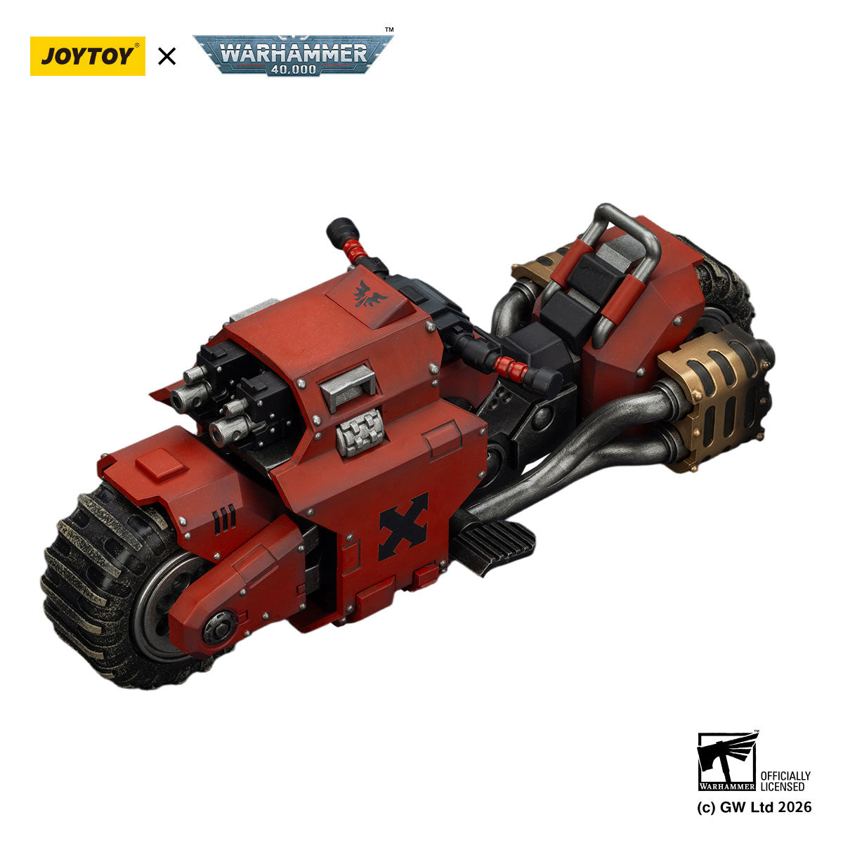 JOYTOY Warhammer 40K Blood Angels Raider-pattern Combat Bike figure