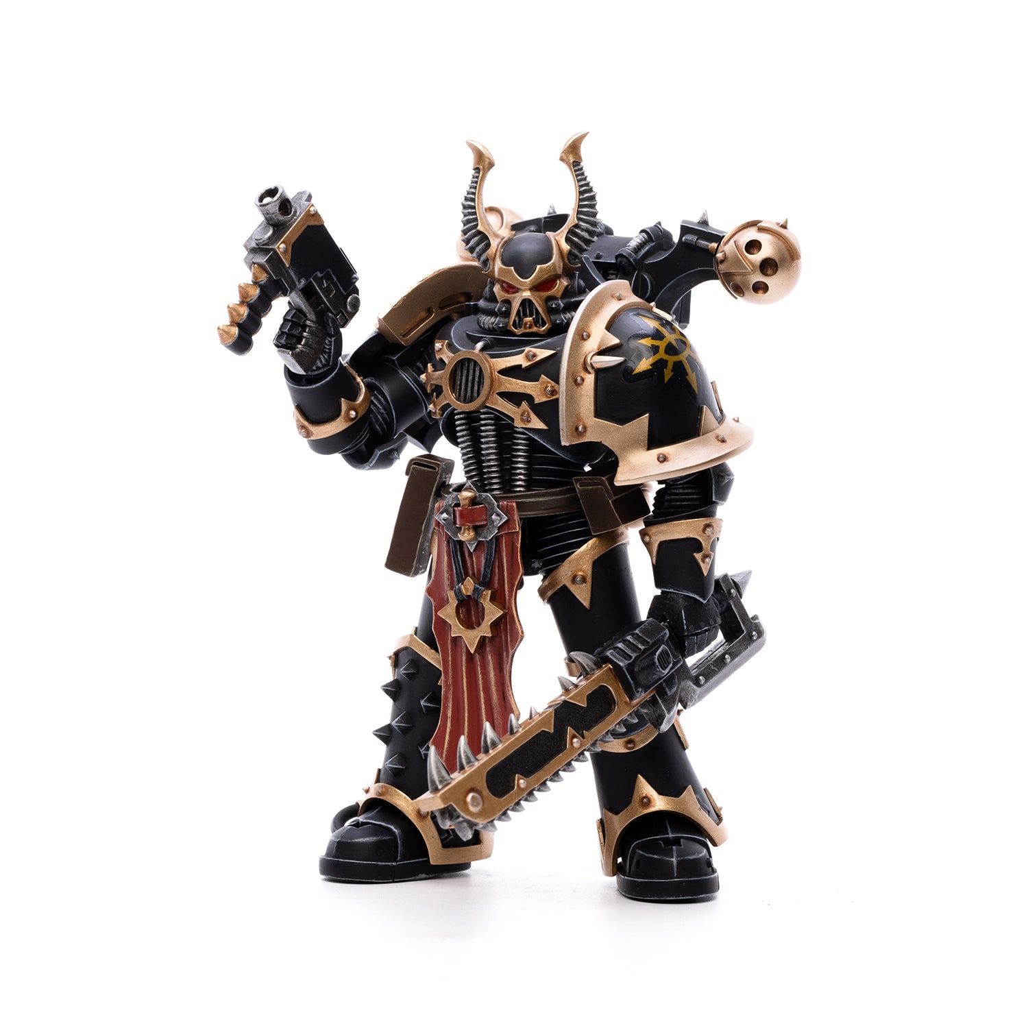 JOYTOY Warhammer 40K Black Legion Chaos Space Marines Black Legion Brother Talas figure