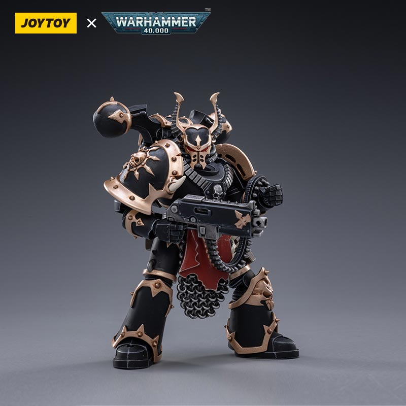 JOYTOY Warhammer 40K Black Legion Chaos Space Marines Black Legion C figure