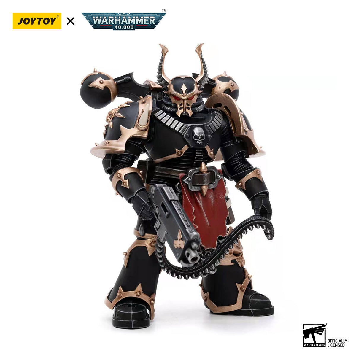 JOYTOY Warhammer 40K Black Legion Chaos Space Marines Black Legion C figure