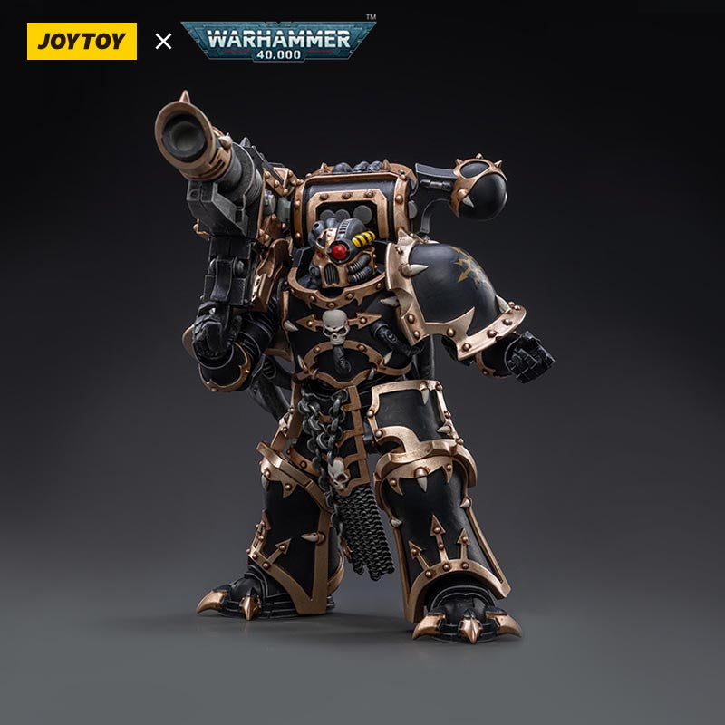 JOYTOY Warhammer 40K Black Legion Chaos Space Marines Black Legion Havocs Marine 02 figure