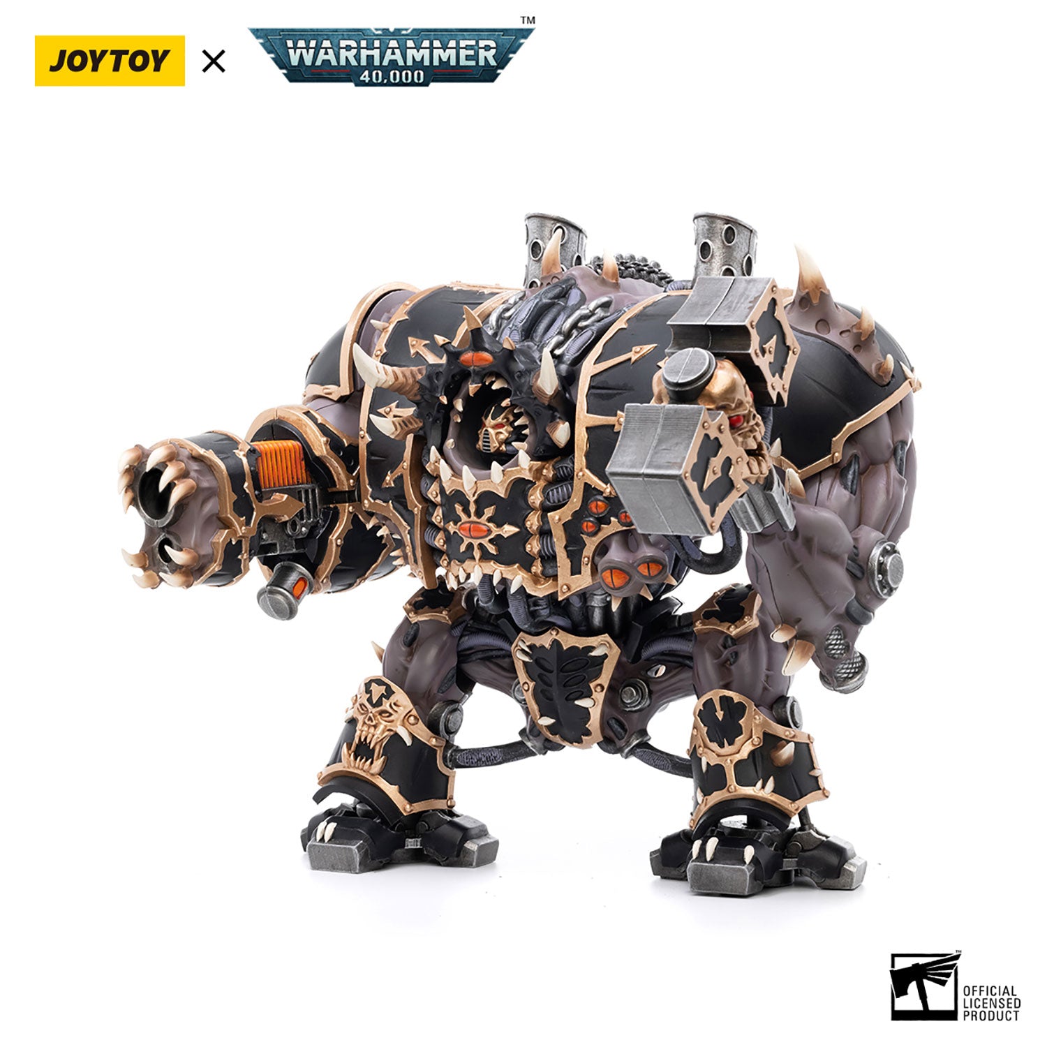 JOYTOY Warhammer 40K Black Legion Chaos Space Marines Black Legion Helbrute figure