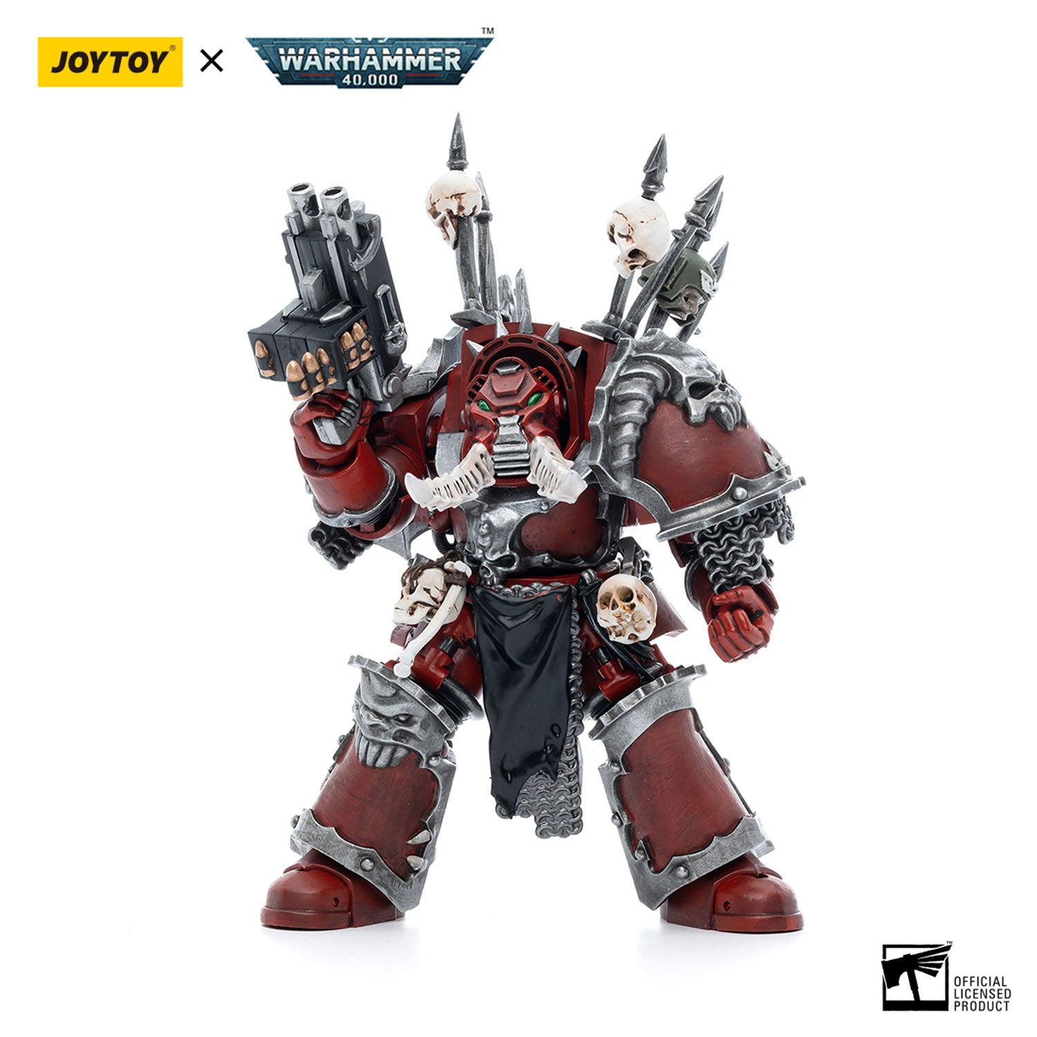 JOYTOY Warhammer 40K Chaos Space Marines Word Bearers Chaos Terminator Garchak Vash figure