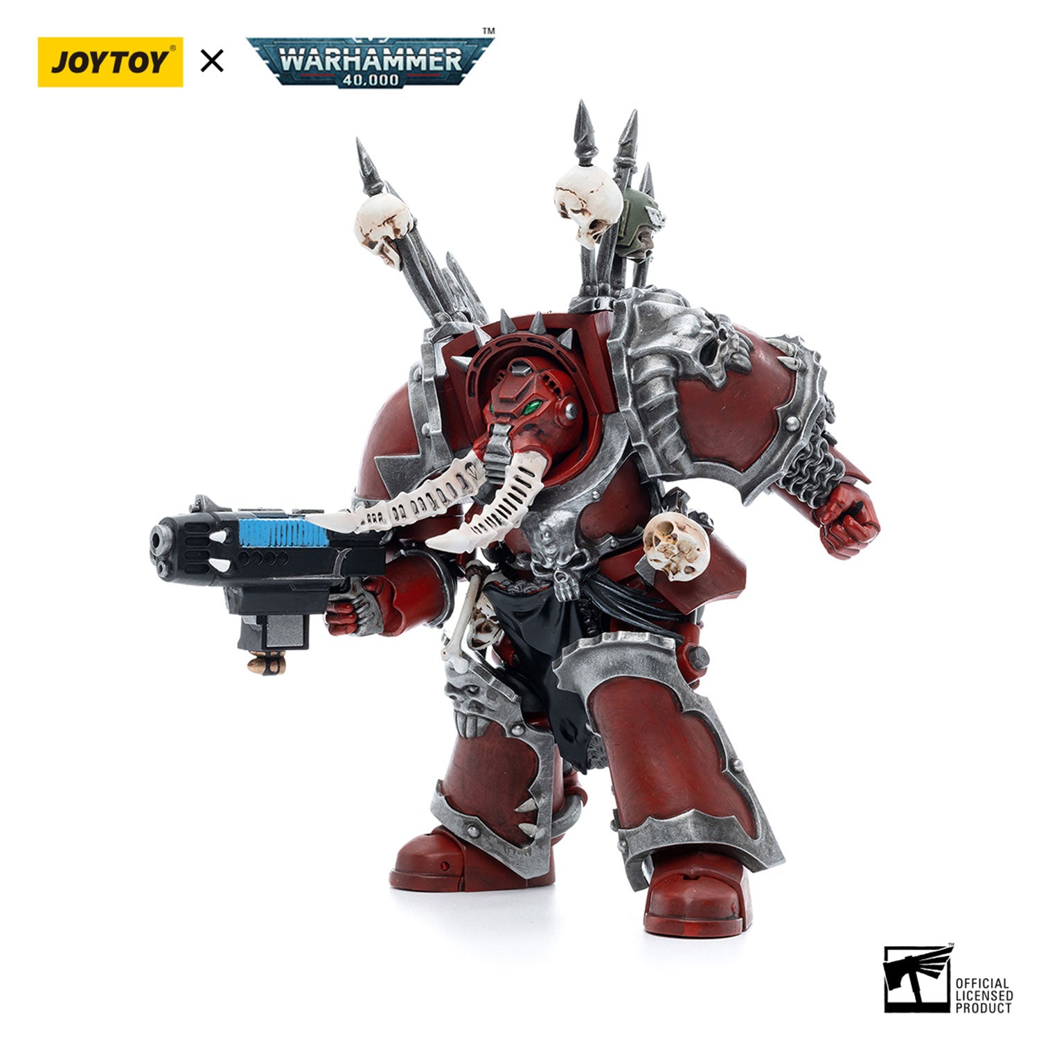 JOYTOY Warhammer 40K Chaos Space Marines Word Bearers Chaos Terminator Garchak Vash figure