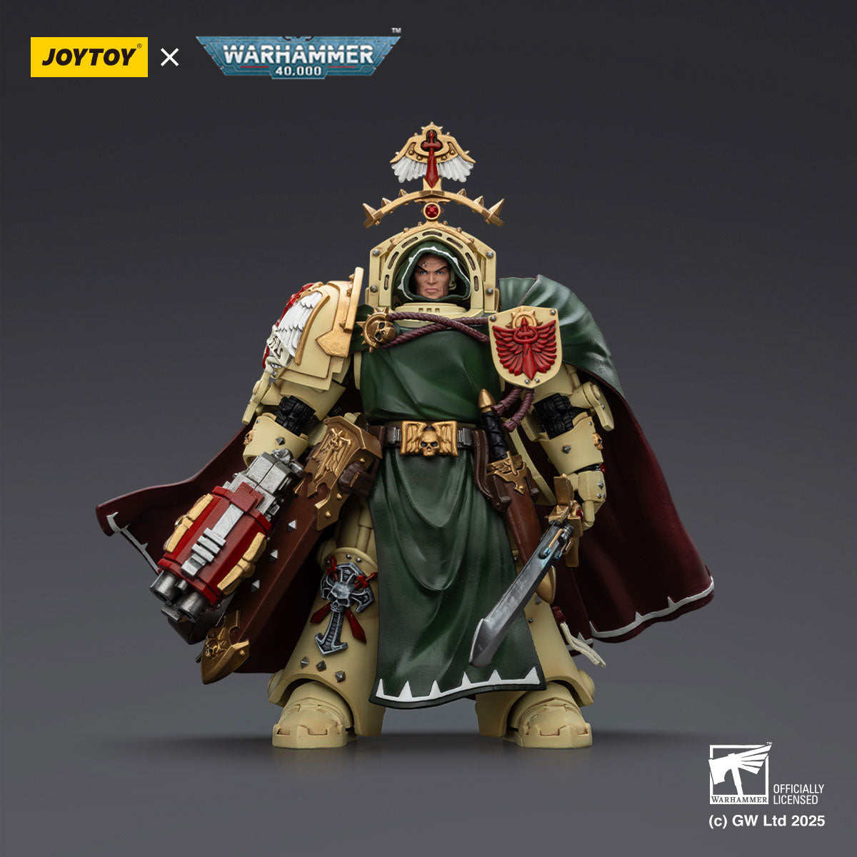 JOYTOY Warhammer 40K Dark Angels Belial, Grand Master of the Deathwing figure