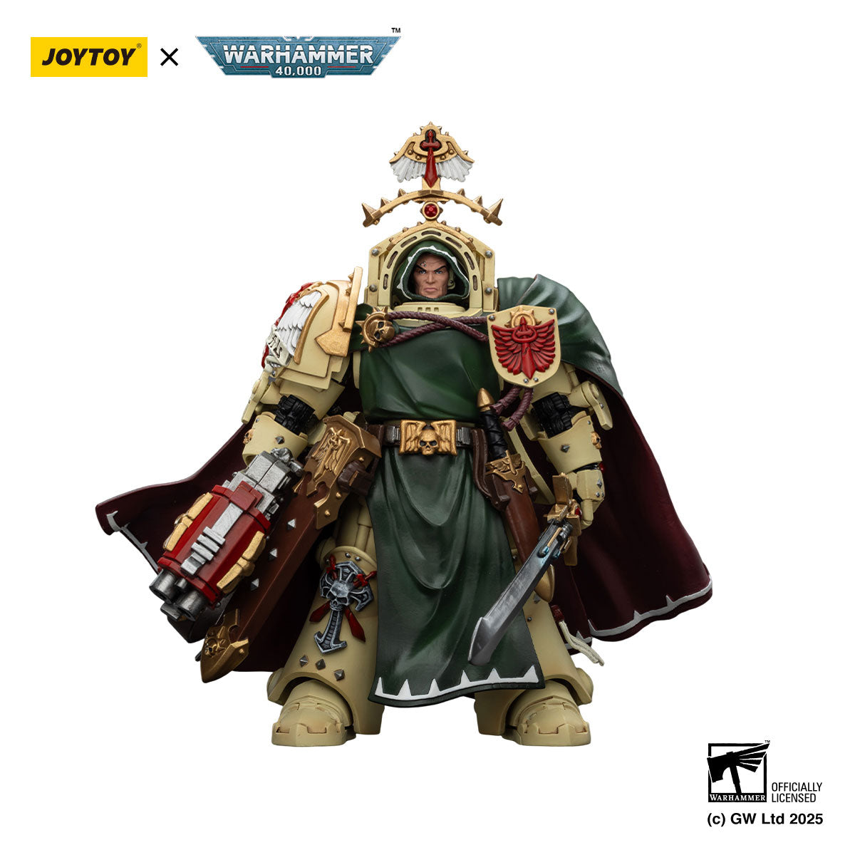 JOYTOY Warhammer 40K Dark Angels Belial, Grand Master of the Deathwing figure
