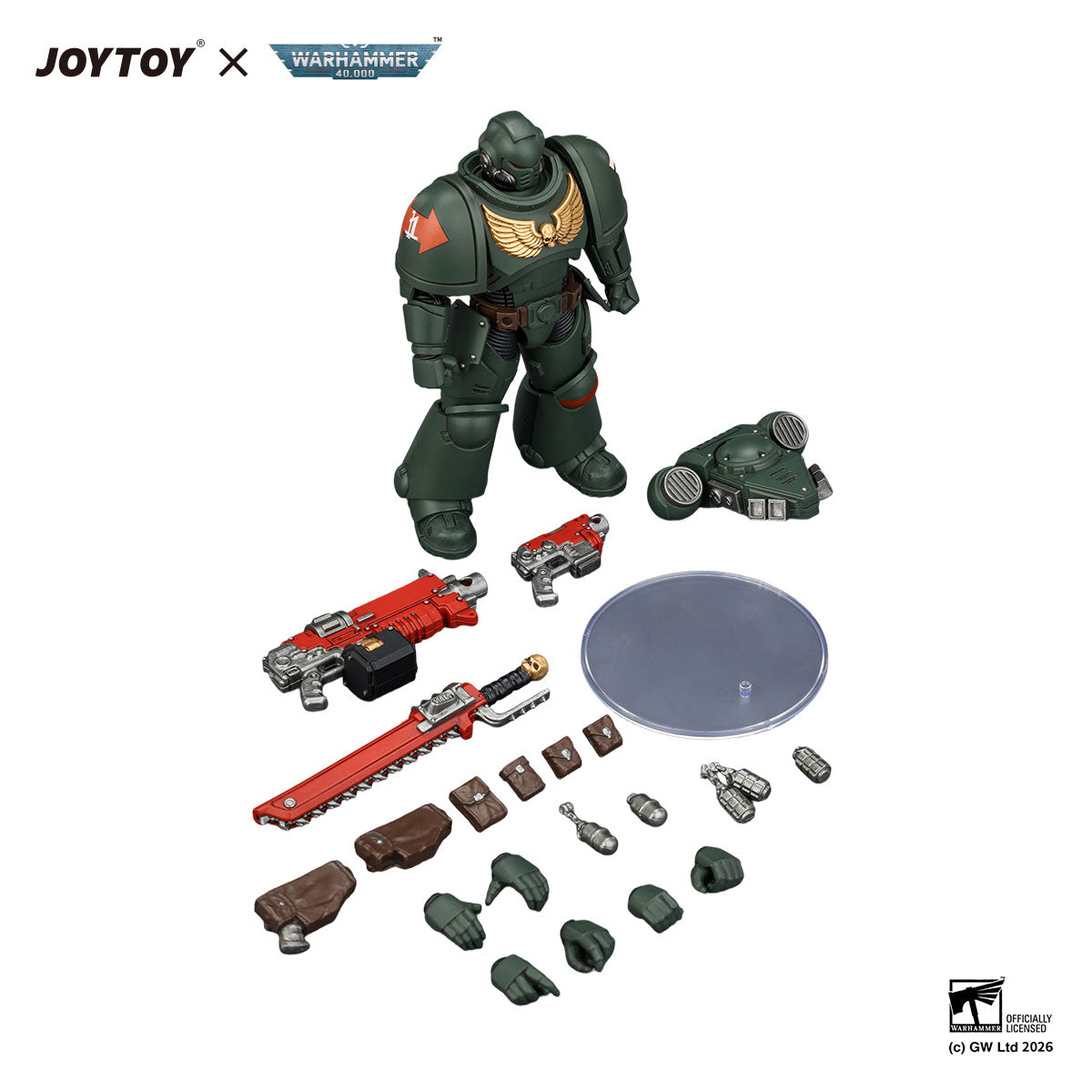 JOYTOY Warhammer 40K Dark Angels Intercessor figure