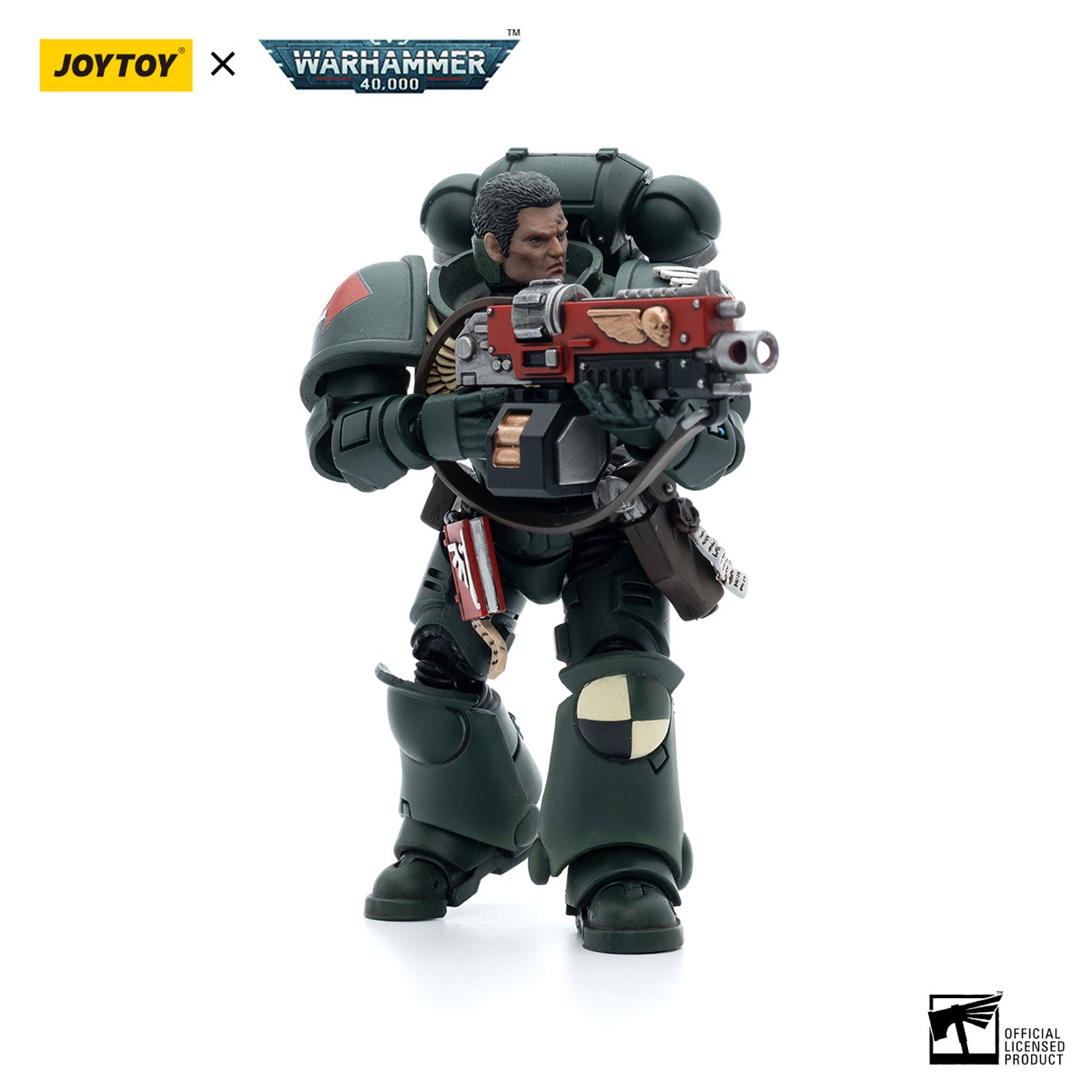 JOYTOY Warhammer 40K Dark Angels Intercessors Brother Ashar figure
