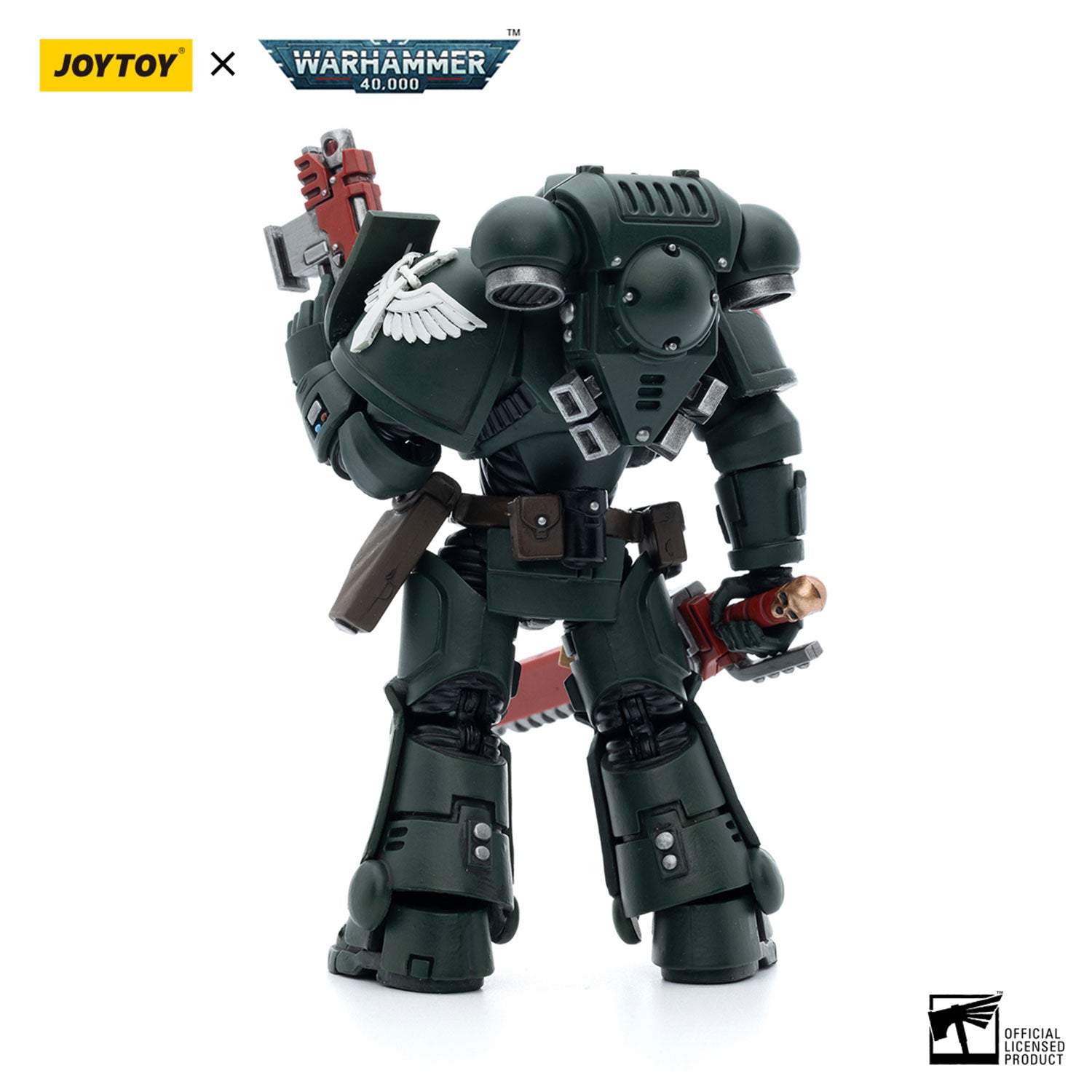 JOYTOY Warhammer 40K Dark Angels Intercessors Sergeant Rakiel figure