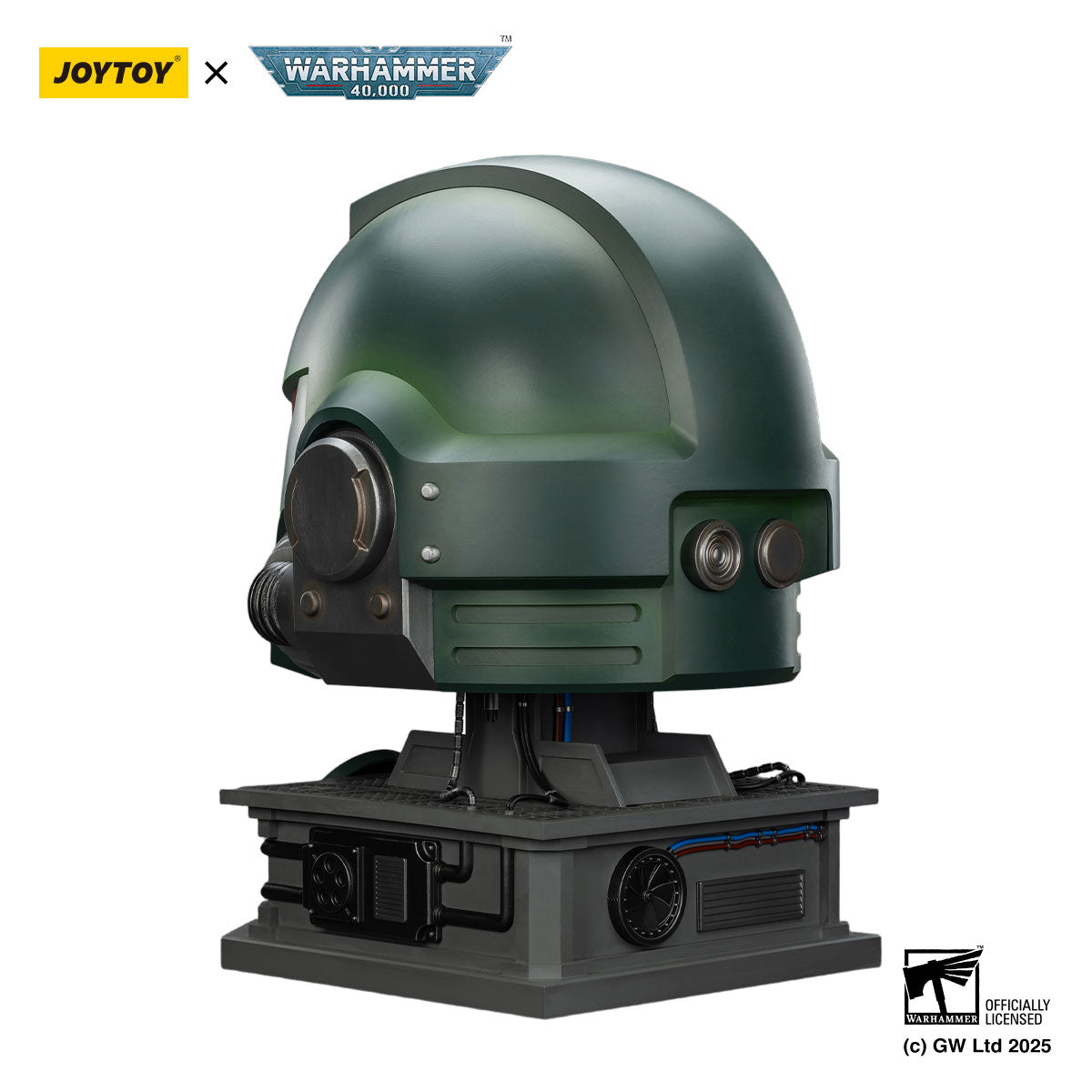 JOYTOY Warhammer 40K Dark Angels MkX Helmet & Display Stand figure