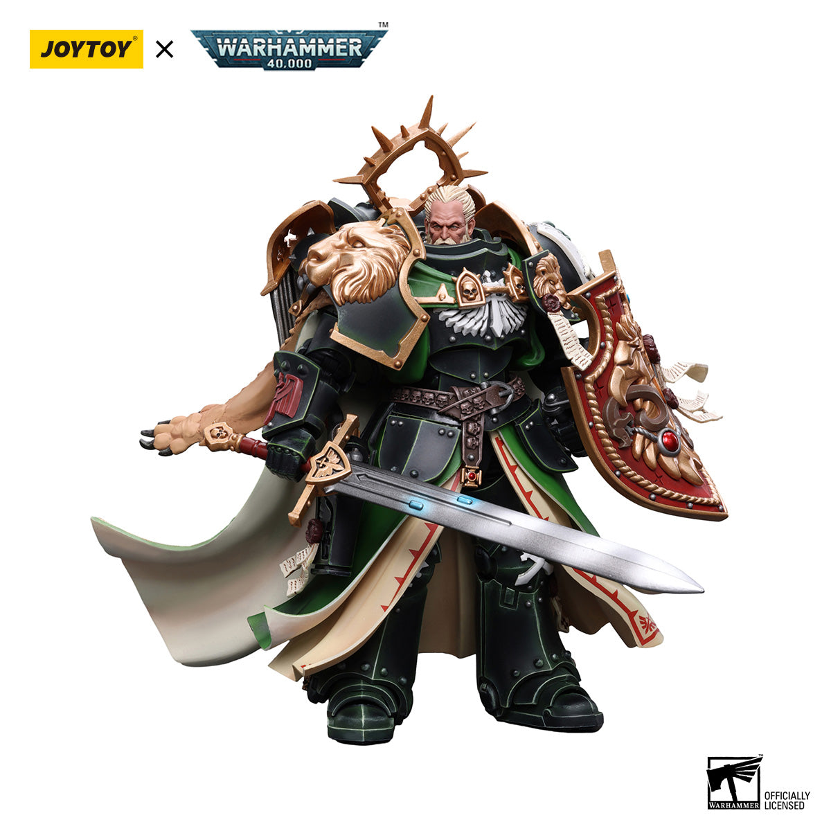 JOYTOY Warhammer 40K Dark Angels Primarch Lion El'Jonson figure