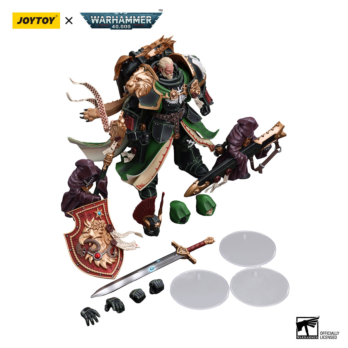 JOYTOY Warhammer 40K Dark Angels Primarch Lion El'Jonson figure