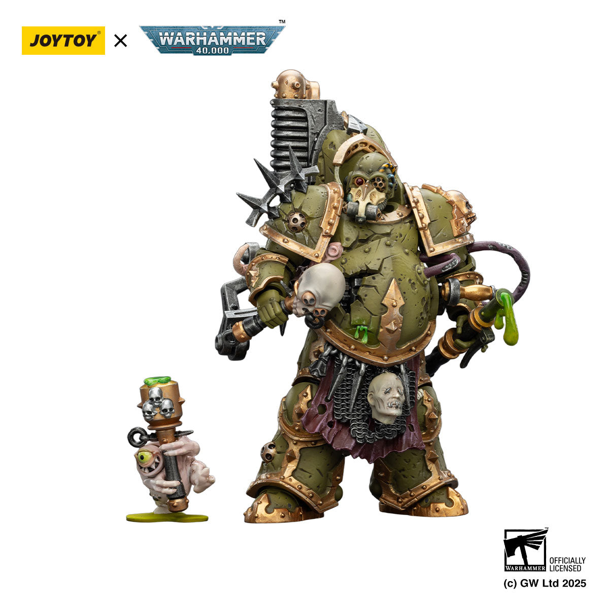 JOYTOY Warhammer 40K Death Guard Foul Blightspawn figure