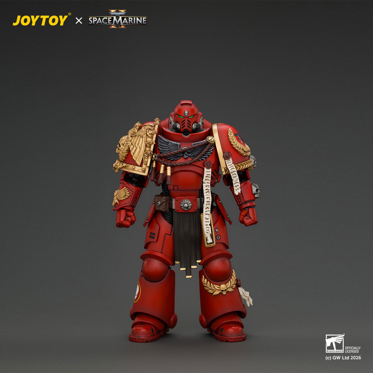 JOYTOY Warhammer 40K Space Marine 2 Blood Angels Game Edition Blood Angels Veteran figure