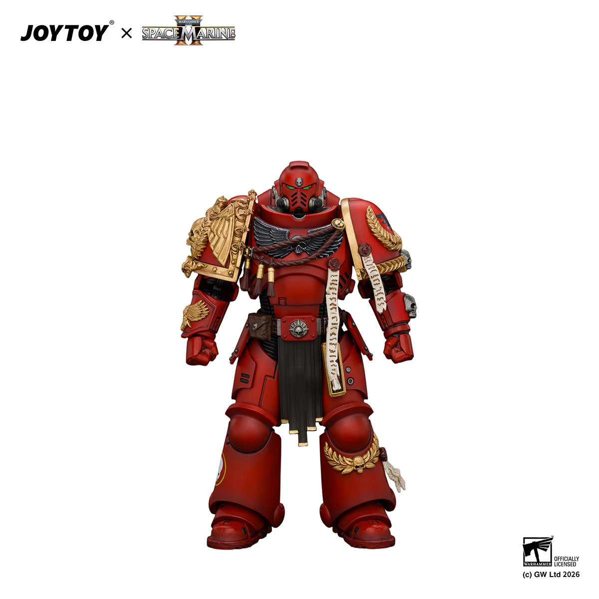 JOYTOY Warhammer 40K Space Marine 2 Blood Angels Game Edition Blood Angels Veteran figure