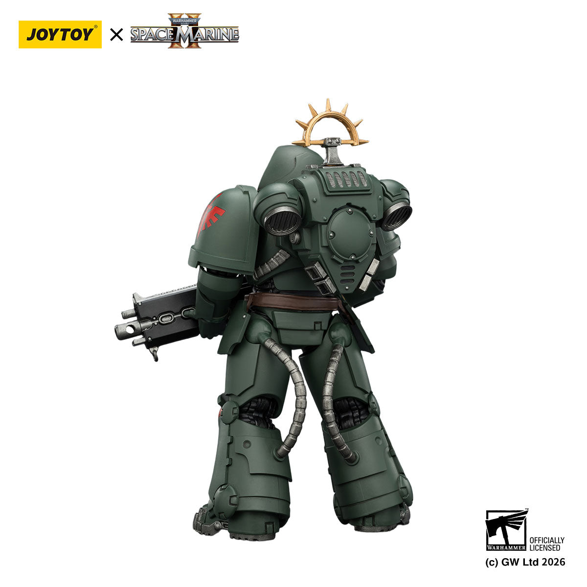JOYTOY Warhammer 40K Space Marine 2 Dark Angels Game Edition Dark Angels Heavy Intercessor figure