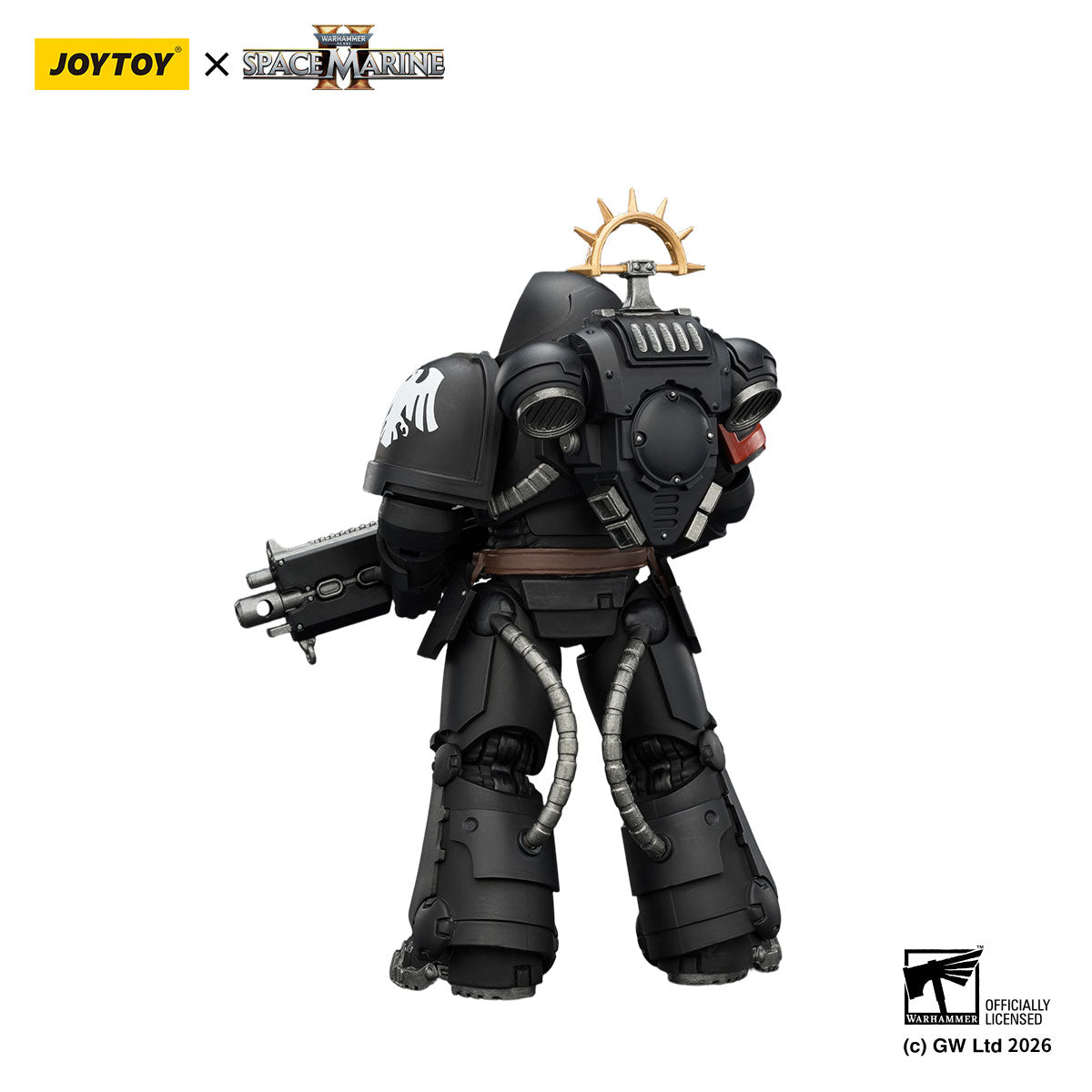 JOYTOY Warhammer 40K Space Marine 2 Raven Guard Game Edition Raven Guard Heavy Intercessor figure