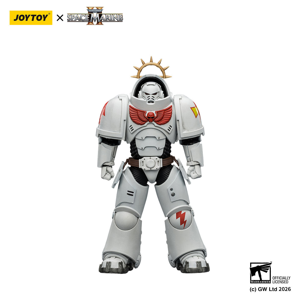 JOYTOY Warhammer 40K Space Marine 2 White Scars Game Edition White Scars Heavy Intercessor figure