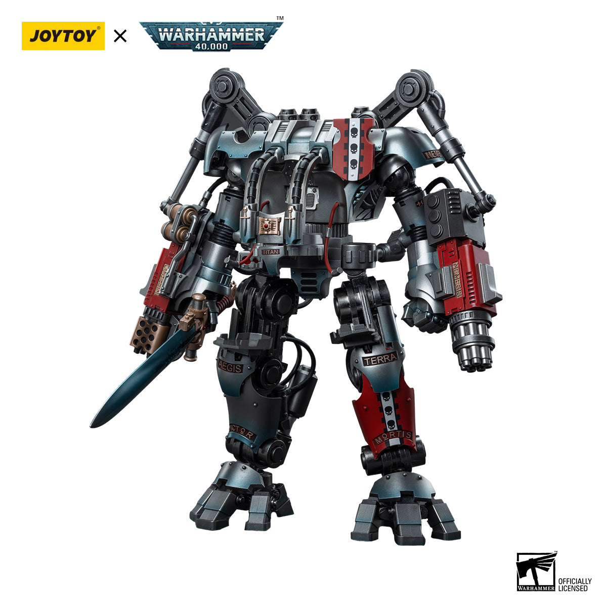 JOYTOY Warhammer 40K Grey Knights Nemesis Dreadknight figure