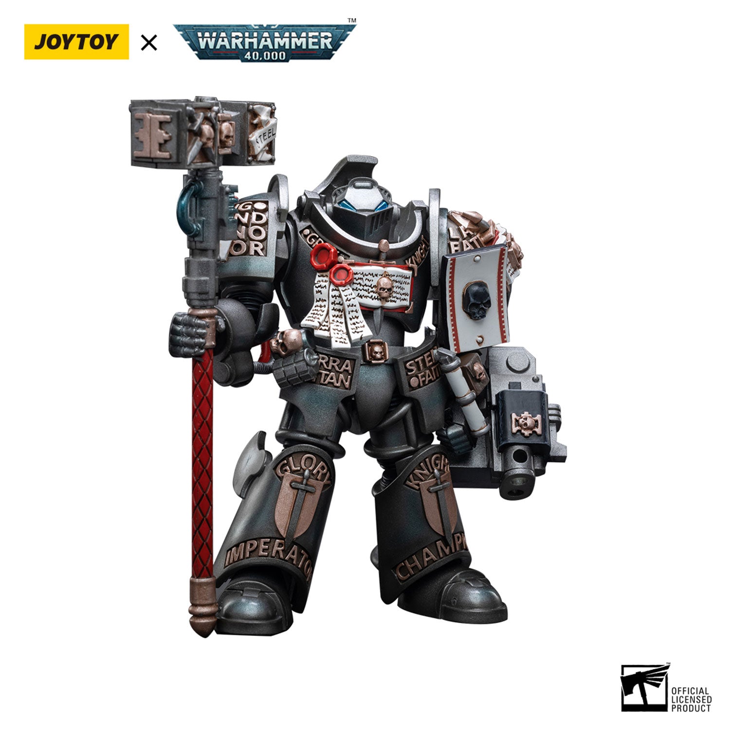 JOYTOY Warhammer 40K Grey Knights Terminator Caddon Vibova figure