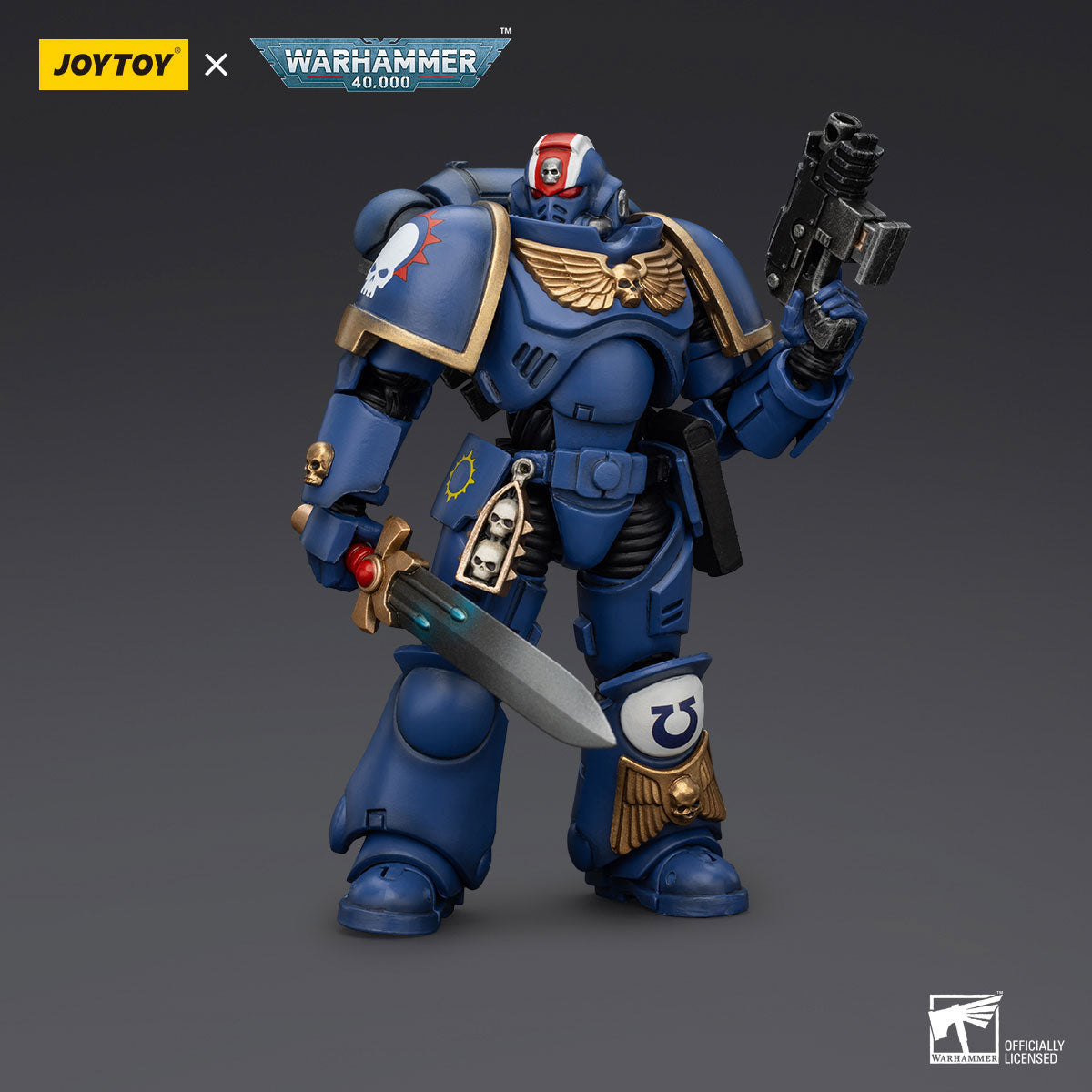 JOYTOY Warhammer 40K Heroes of the Chapter Primaris Lieutenant Erastus figure