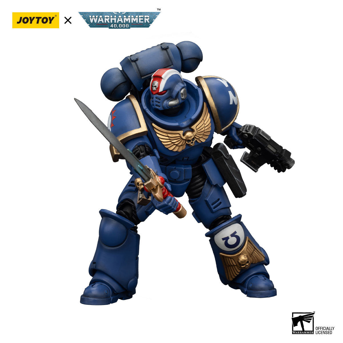 JOYTOY Warhammer 40K Heroes of the Chapter Primaris Lieutenant Erastus figure
