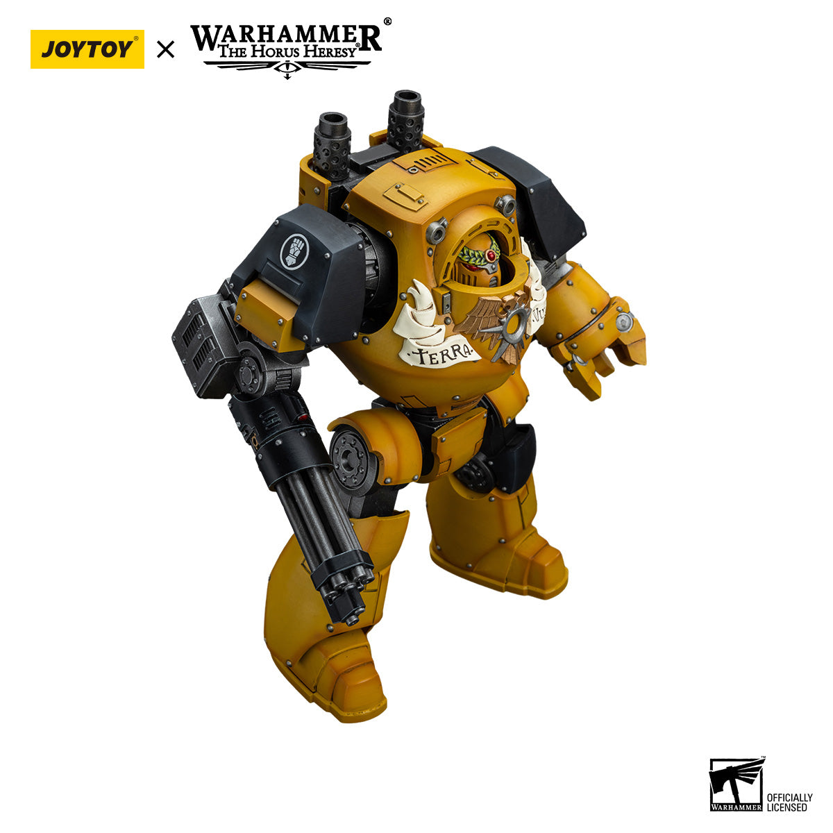 JOYTOY Horus Heresy Imperial Fists Contemptor Dreadnought figure
