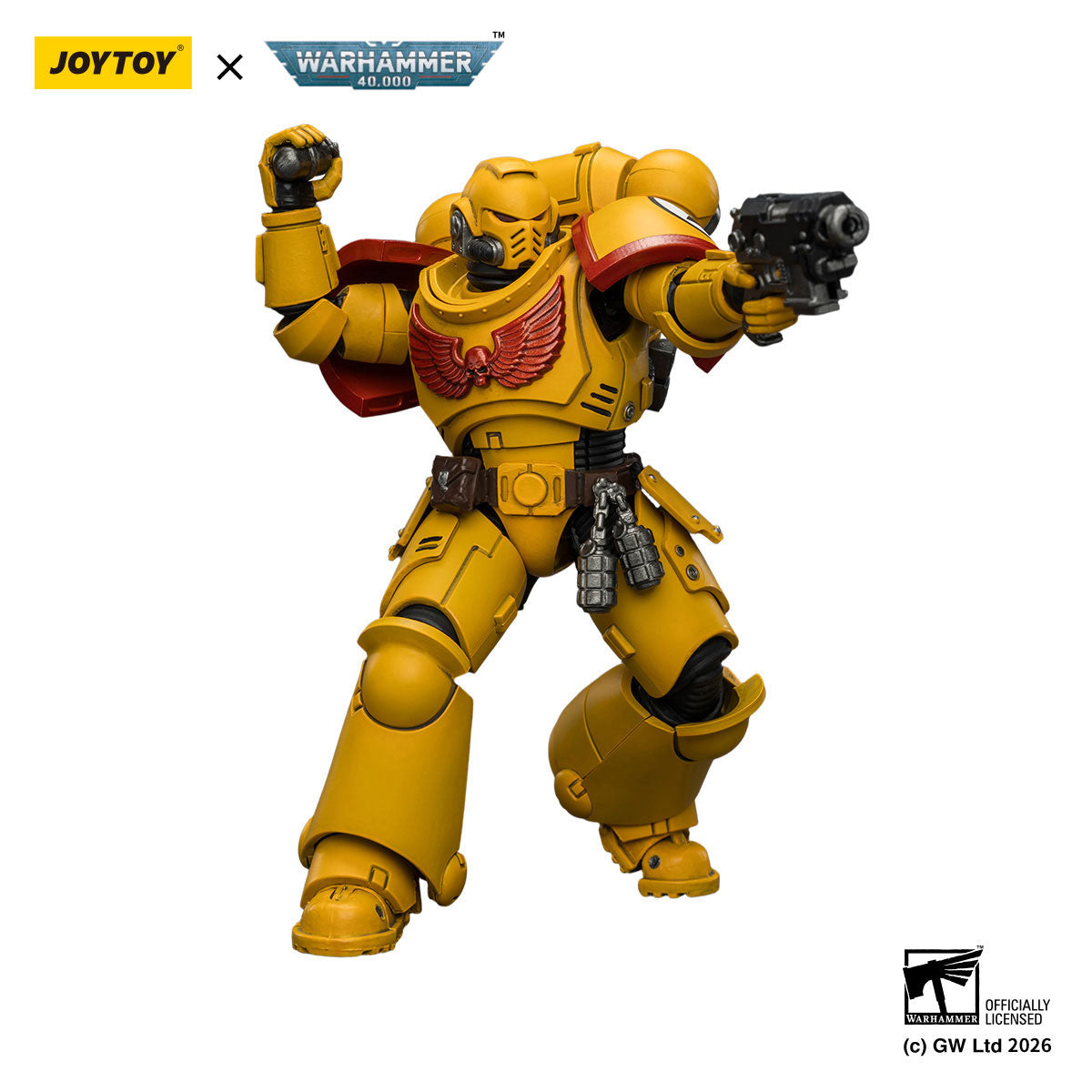 JOYTOY Warhammer 40K Imperial Fists Intercessor figure
