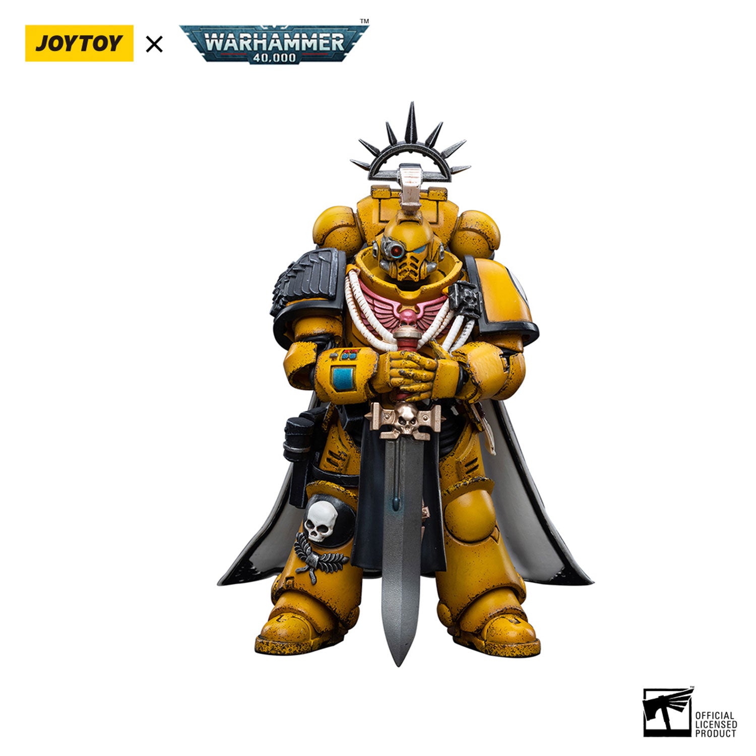 JOYTOY Warhammer 40K Imperial Fists Primaris Captain figure