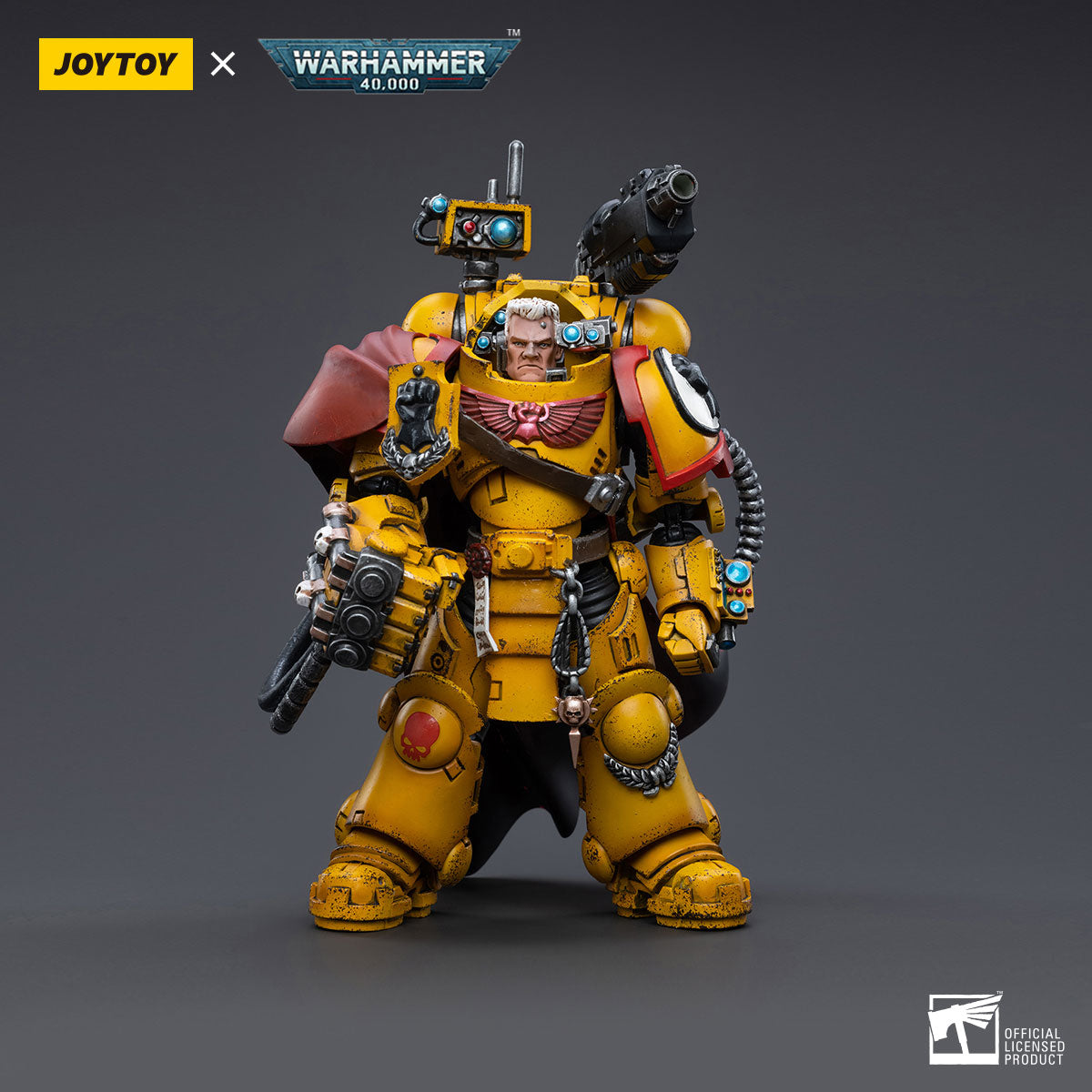 JOYTOY Warhammer 40K Imperial Fists Third Captain Tor Garadon figure