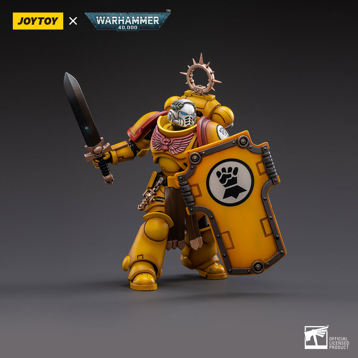 JOYTOY Warhammer 40K Imperial Fists Veteran Brother Thracius figure
