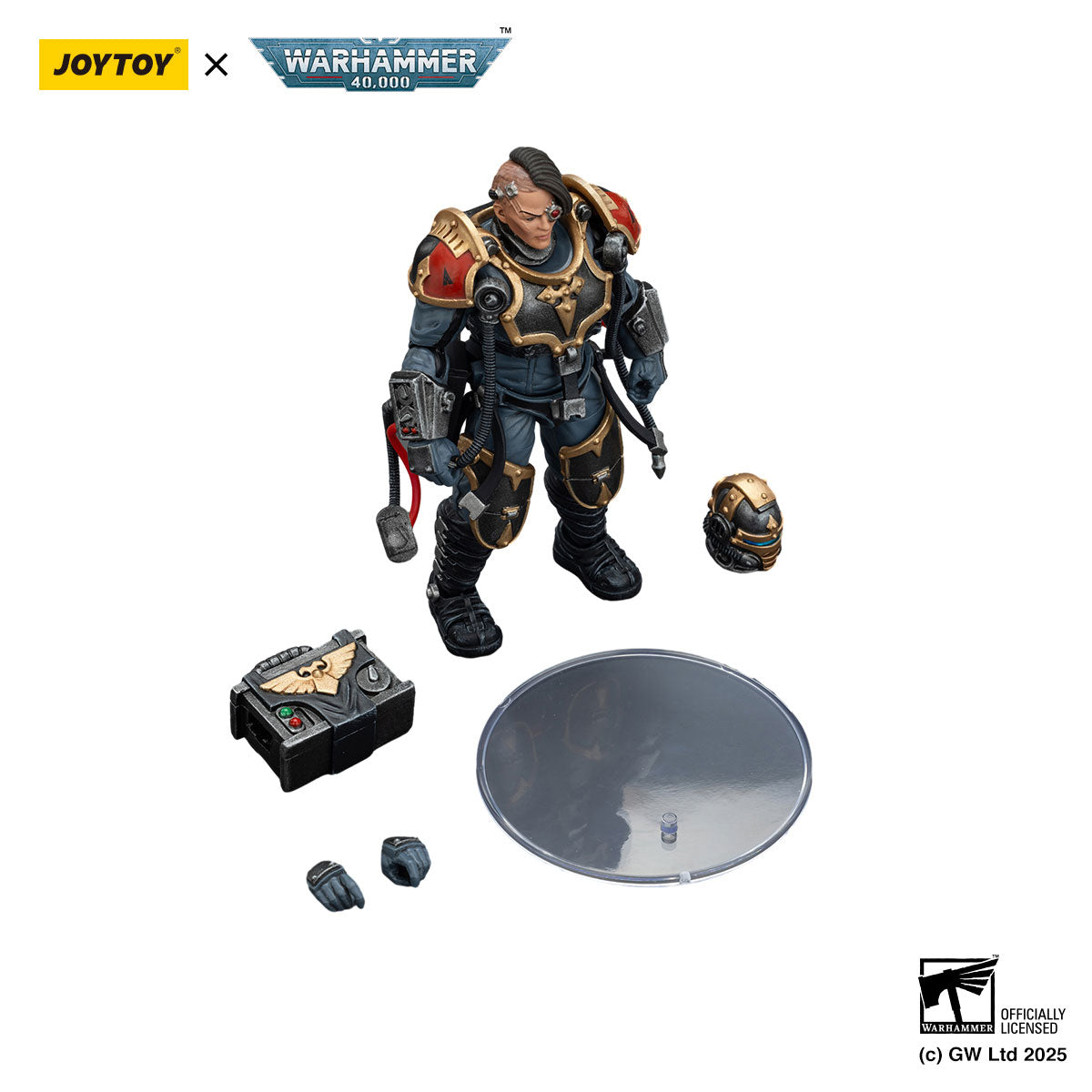 JOYTOY Warhammer 40K Imperial Knights House Raven Knight Errant figure