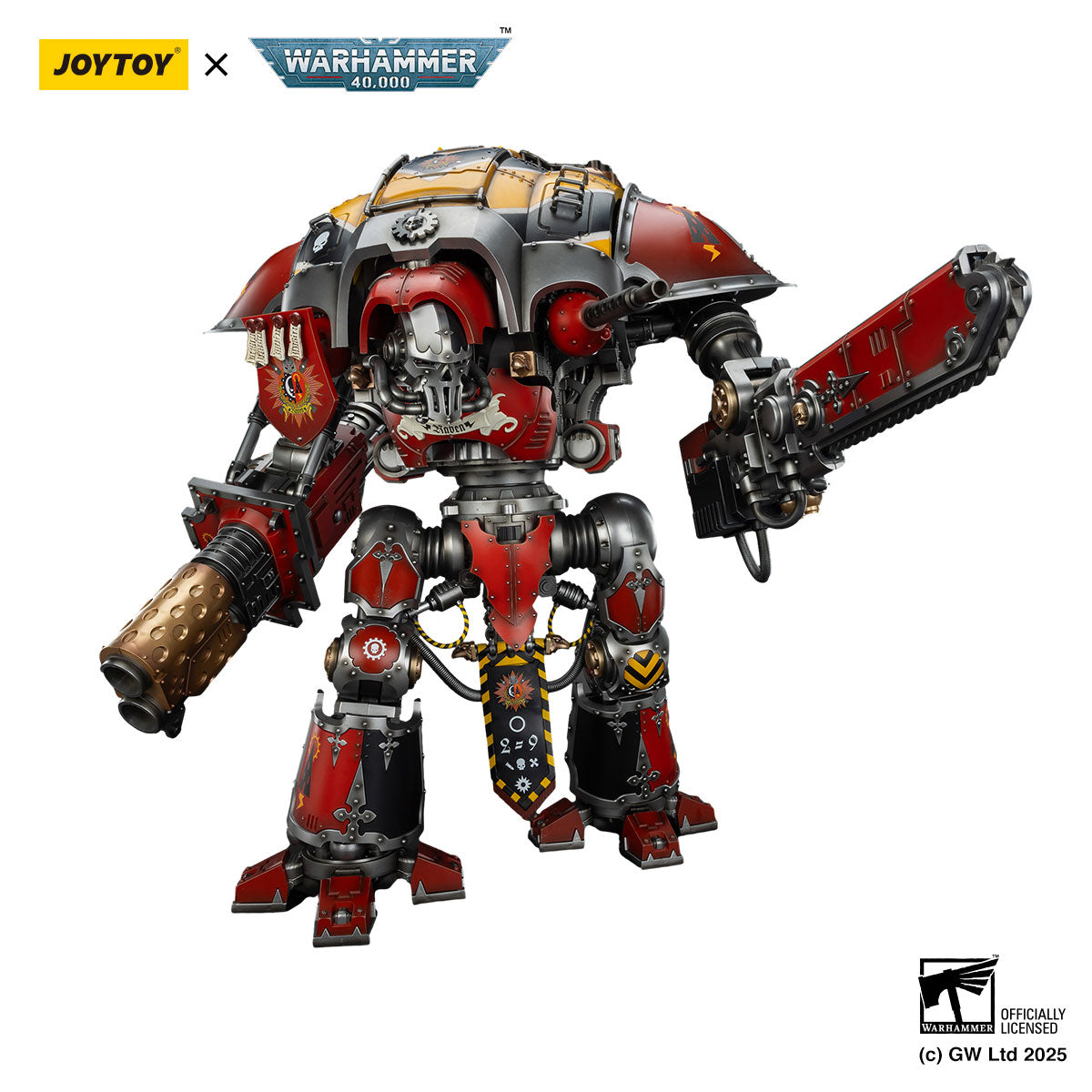 JOYTOY Warhammer 40K Imperial Knights House Raven Knight Errant figure