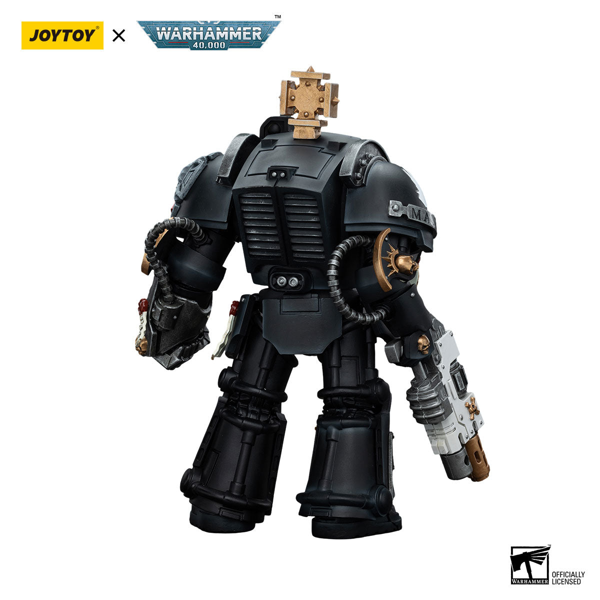JOYTOY Warhammer 40K Iron Hands Captain in Terminator Armour figure