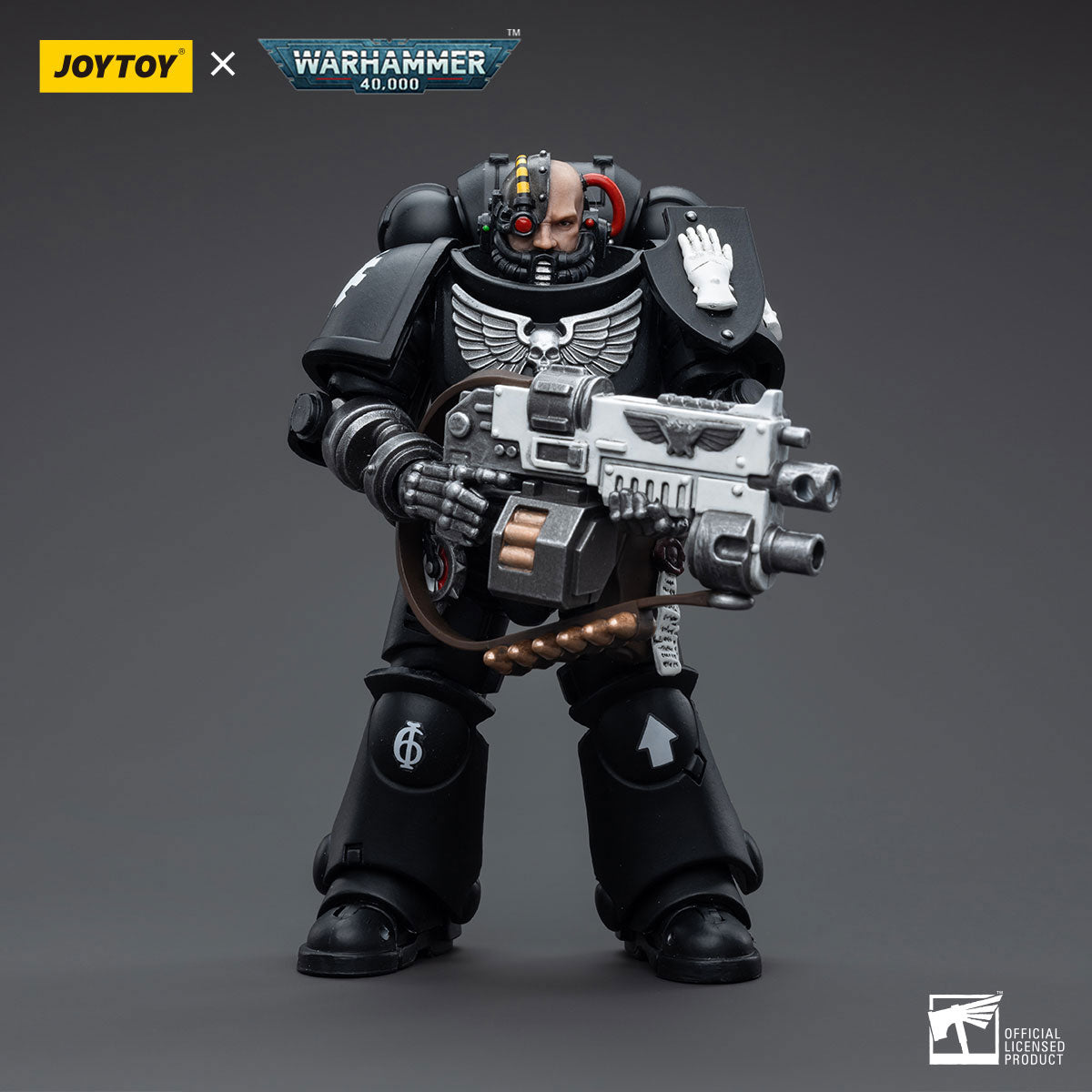 JOYTOY Warhammer 40K Iron Hands Intercessors Brother Ignar figure